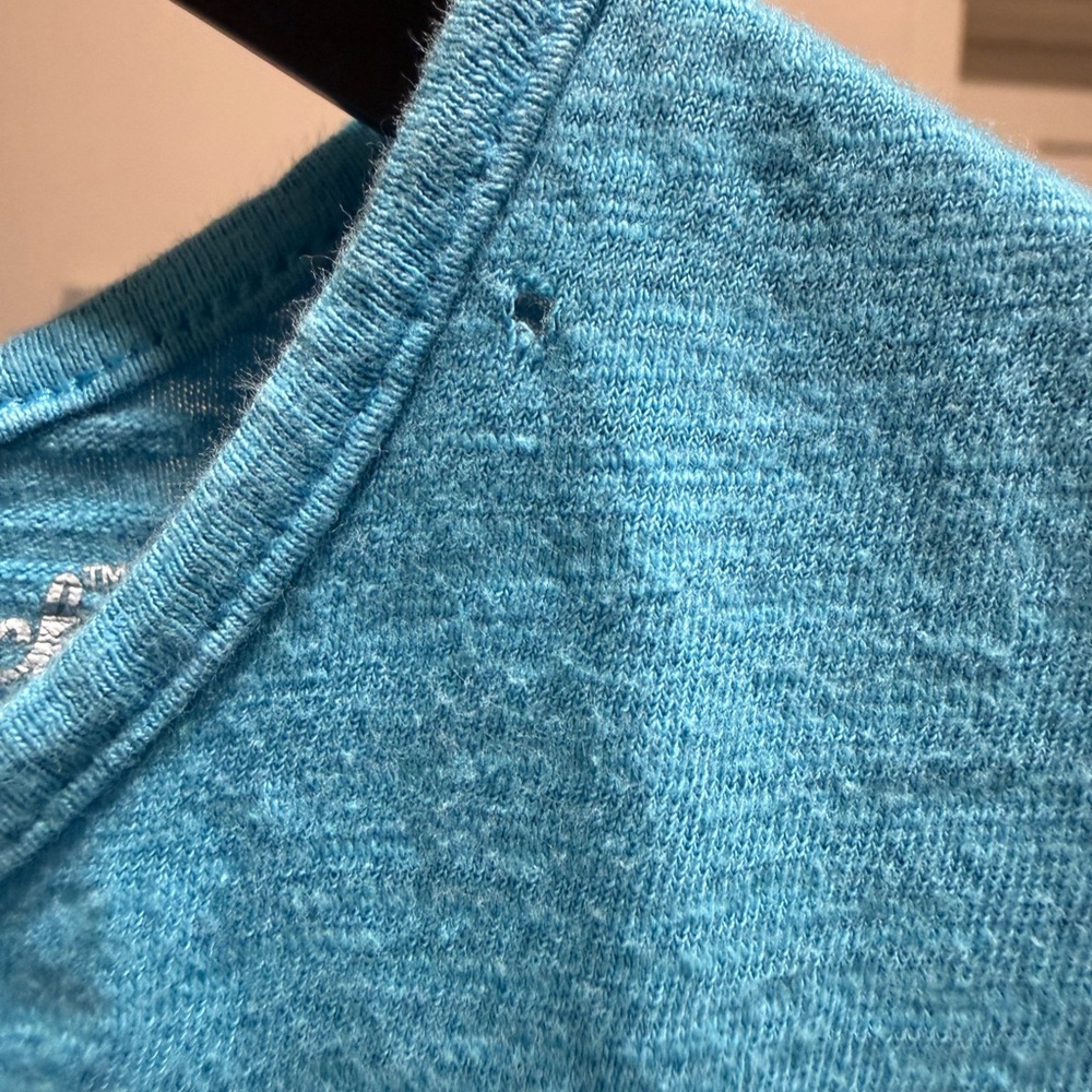 Cat & Jack Bright Blue Tiered Pocket Dress Girls’ Size L 10/12 - Picture 4 of 4